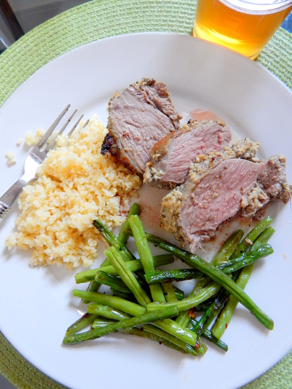 Roast Lamb with a Spiced Crust