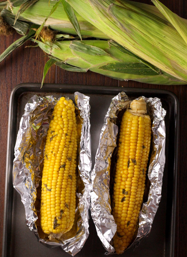 Spicy Cilantro Lime Corn on the Cob - Cooking is Messy