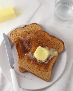 Homemade Butter on Toast