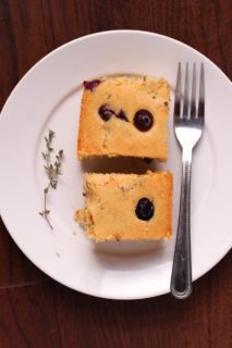 Blueberry Thyme Cornbread